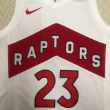 22-23 Raptors VANVLEET #23 White Top Quality Hot Pressing NBA Jersey