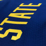22-23 WARRIORS CURRY #30 Royal blue Top Quality Hot Pressing NBA Jersey (Trapeze Edition)