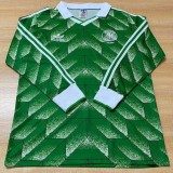 1990 Germany Away Long sleeves Retro Soccer Jersey