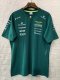 2026 F1 Aston New Pattern Short Sleeve Racing Suit（圆领）
