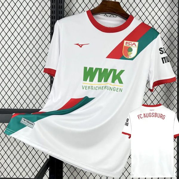 25-26 Augsburg FC Home Fans Soccer Jersey 1:1 Thai Quality