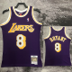 1996-97 LAKERS BRYANT #8 Purple Retro Top Quality Hot Pressing NBA Jersey