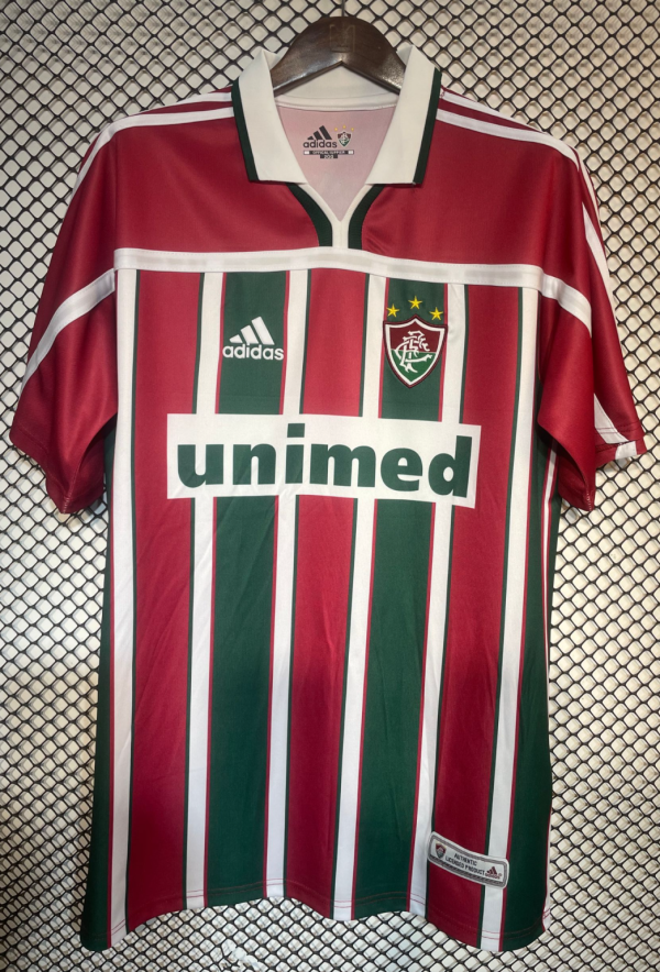 2001-2002 Fluminense Home Retro Soccer Jersey
