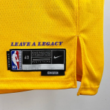 22-23 Lakers WESTBROOK #0 Yellow Top Quality Hot Pressing NBA Jersey