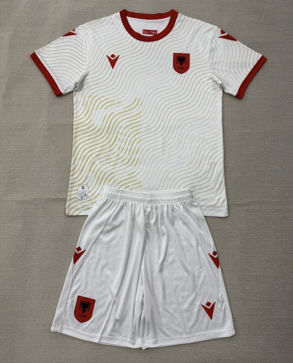 2026 Albania Away Kids Soccer Jersey