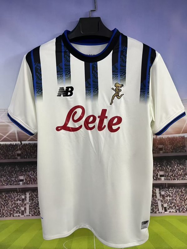 25-26 Atalanta Away Fans Soccer Jersey 1:1 Thai Quality