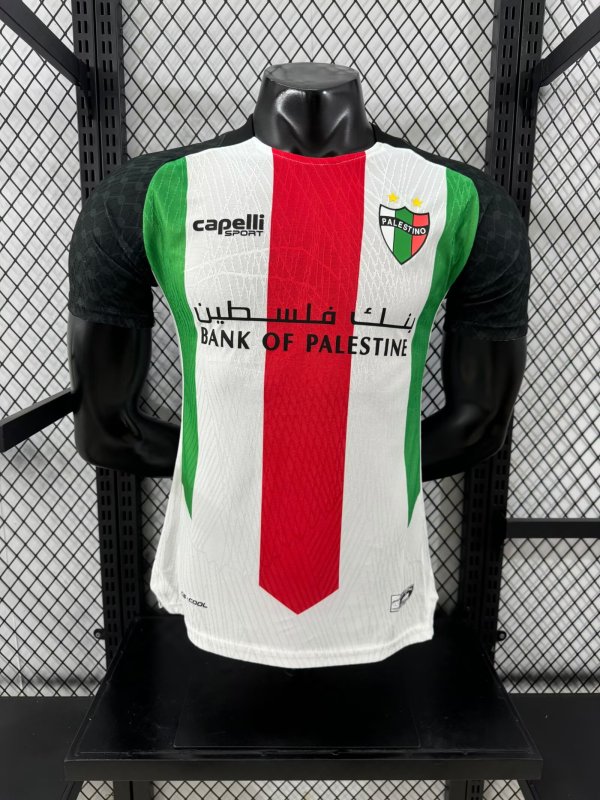 25-26 Palestine Home Player Version Soccer Jersey