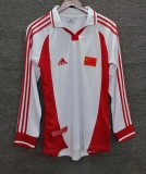 2001 China Long sleeves Retro Soccer Jersey