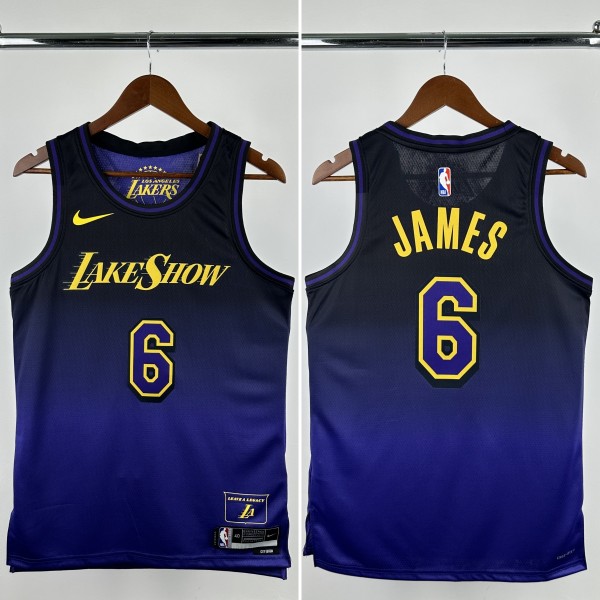 24-25 Lakers  Top Quality Hot Pressing NBA Jersey