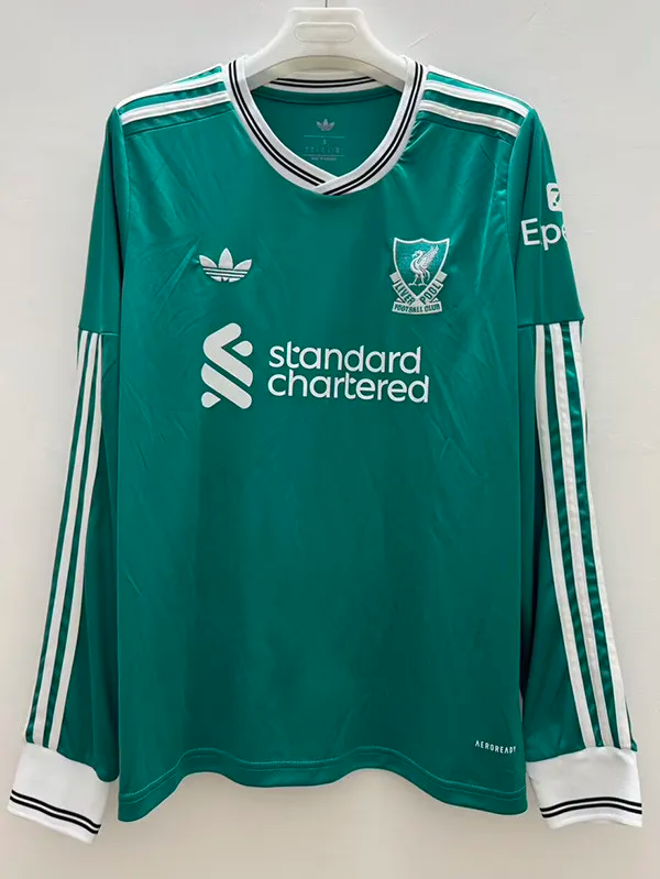 25-26 LIV Third Long Sleeve Soccer Jersey 1:1 Thai Quality(长袖)