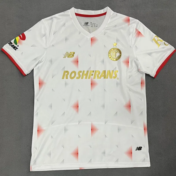 25-26 Toluca Away Fans Soccer Jersey 1:1 Thai Quality*带星