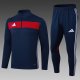 2025 AD Blue Half Pull Tracksuit 