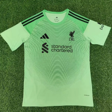 25-26 LIV Green Goalkeeper Fans Soccer Jersey