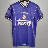 1997-1998 RMA Away Blue Retro Soccer Jersey