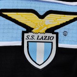 1998-2000 Lazio Away Black Retro Soccer Jersey