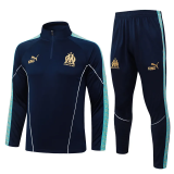 25-26 Marseille High Quality Half Pull Tracksuit