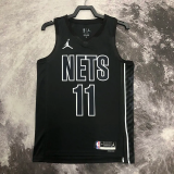 22-23 NETS IRVING #11 Black Top Quality Hot Pressing NBA Jersey (Trapeze Edition)