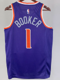 22-23 SUNS BOOKER #1 Purple Top Quality Hot Pressing NBA Jersey