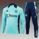 25-26 Man Utd High Quality Kids Half Pull Tracksuit
