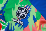 25-26 Brazil High Quality Half Pull Tracksuit