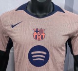 25-26 BAR Pink Yellow Special Edition Player Version Soccer Jersey