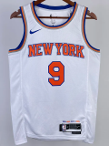 22-23 KNICKS BARRETT #9 White Top Quality Hot Pressing NBA Jersey
