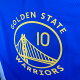 22-23 WARRIORS BUTLERIII #10 Blue Top Quality Hot Pressing NBA Jersey (V领)