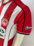 2002-2003 Olympiacos Home Retro Soccer Jersey