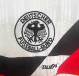 1990 Germany Home White Retro Soccer Jersey-Second version（第二版本）