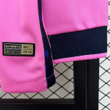 2013-2014 Boca Juniors Pink Long Sleeve Retro Soccer Jersey (长袖)