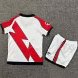 25-26 Rayo Vallecano Home Kids Soccer Jersey 1:1 Thai Quality