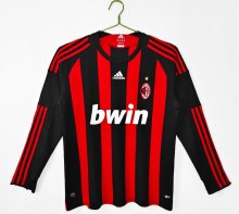 2008-2009 ACM Home Long Sleeve Retro Soccer Jersey