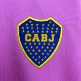 2013-2014 Boca Juniors Pink Long Sleeve Retro Soccer Jersey (长袖)