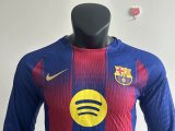 25-26 BAR Home Long Sleeve Player Version Soccer Jersey (长袖球员)