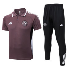 25-26 Man Utd High Quality Polo Tracksuit