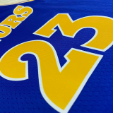 22-23 WARRIORS GREEN #23 Blue Top Quality Hot Pressing NBA Jersey (Retro Logo)