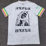 24-25 Aja× White Special Edition Fans Soccer Jersey