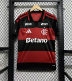 26-27 Flamengo Home Print Sponsor Fans Soccer Jersey 全广告