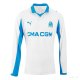 25-26 Marseille Home Long Sleeve  Fans Soccer Jersey