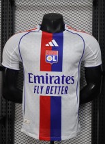 25-26 Lyon Home Player Version Soccer Jersey