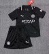 25-26 Man City Fourth Kids Soccer Jersey