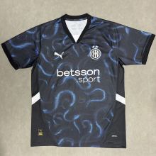 25-26 INT Black Special Edition Training shirts 1:1 Thai Quality (蛇纹)