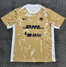 25-26 Pumas UNAM Yellow Training Shirts
