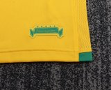 2006 Brazil Home Retro Kids Soccer Jersey