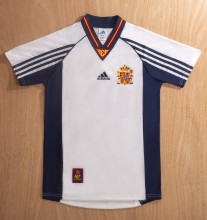 1998 Spain Away Retro Soccer Jersey