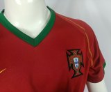 2006 Portugal Home Retro Soccer Jersey