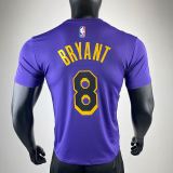 2023 LAKERS BRYANT #8 Purple Quick drying T-shirt (Trapeze Edition) 飞人版