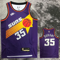 SUNS DURANT #35 Purple Retro Top Quality Hot Pressing NBA Jersey