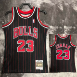 1996 BULLS JORDAN #23 Black Retro Top Quality Hot Pressing NBA Jersey