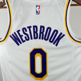 22-23 Lakers WESTBROOK #0 White Top Quality Hot Pressing NBA Jersey